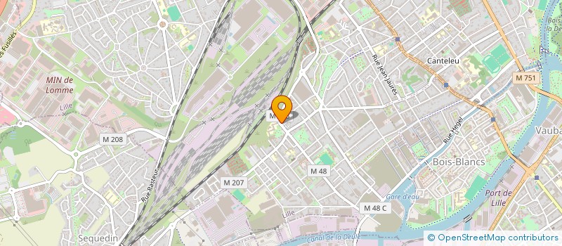 localisation de l'entreprise MONSIEUR LOUIS BEGUE  LILLE