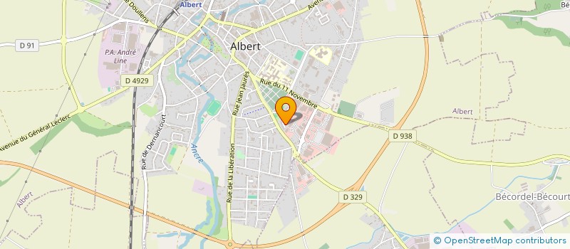 localisation de l'entreprise MONSIEUR LOUIS BEGUIN  ALBERT