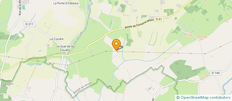 localisation de l'entreprise MONSIEUR LOUIS BEILEARD à BAUGE-EN-ANJOU