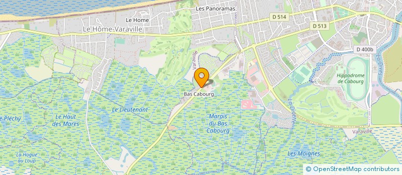 localisation de l'entreprise MONSIEUR LOUIS BELGRAND  CABOURG