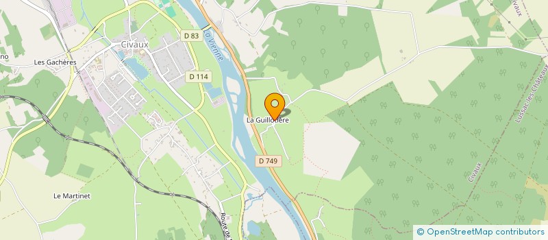 localisation de l'entreprise MONSIEUR LOUIS BELLEGARDE à CIVAUX