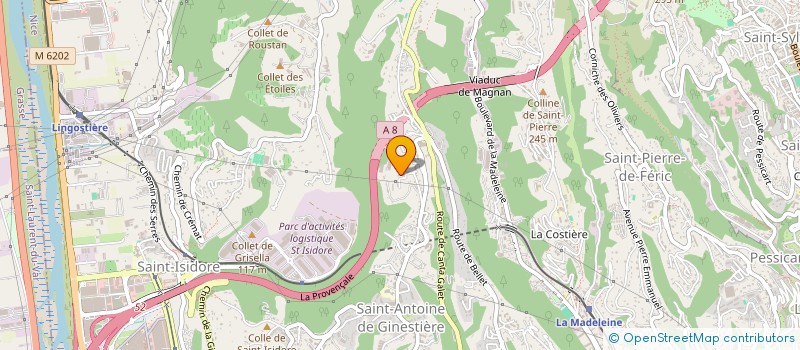 localisation de l'entreprise MONSIEUR LOUIS BELLONE  NICE