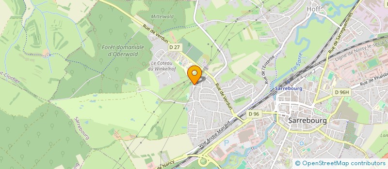 localisation de l'entreprise MONSIEUR LOUIS BENNEROTTE  SARREBOURG