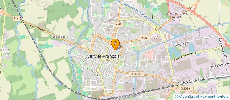 localisation de l'entreprise MONSIEUR LOUIS BENOIST-FOUCHER  VITRY-LE-FRANCOIS