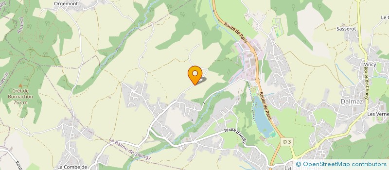 localisation de l'entreprise MONSIEUR LOUIS BENOIT  LA BALME-DE-SILLINGY