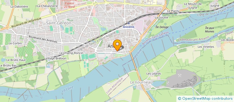 localisation de l'entreprise MONSIEUR LOUIS BENOIT  ANCENIS-SAINT-GEREON