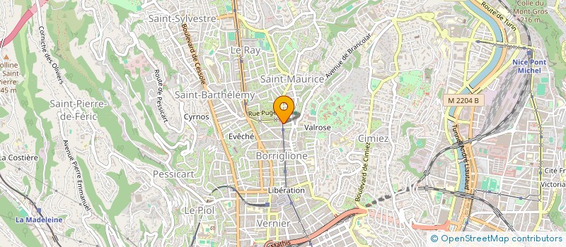 localisation de l'entreprise MONSIEUR LOUIS BENSA  NICE