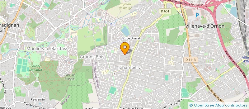 localisation de l'entreprise MONSIEUR LOUIS BENTEJAC  VILLENAVE-D'ORNON