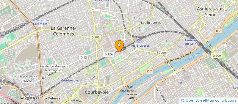 localisation de l'entreprise MONSIEUR LOUIS BERA  COURBEVOIE