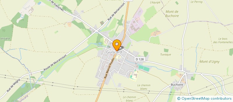 localisation de l'entreprise MONSIEUR LOUIS BERDON  GUISCARD