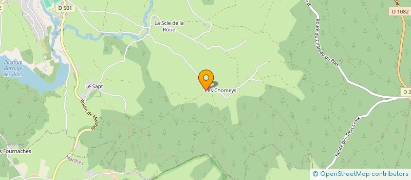 localisation de l'entreprise MONSIEUR LOUIS BERGERON  MARLHES