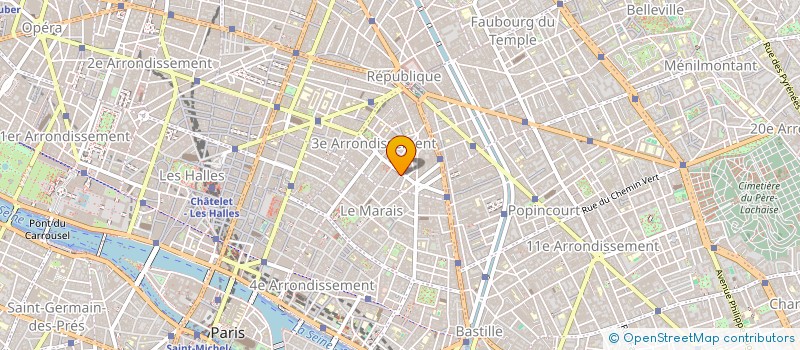 localisation de l'entreprise MONSIEUR LOUIS BERGUE à PARIS