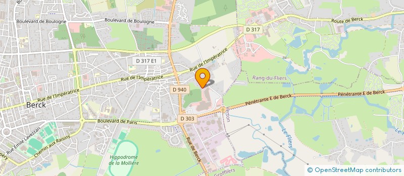 localisation de l'entreprise MONSIEUR LOUIS BERLOQUIN  BERCK