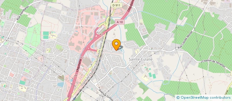 localisation de l'entreprise MONSIEUR LOUIS BERNADEAU LAFAYE  SAINTE-EULALIE