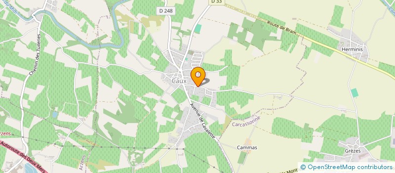 localisation de l'entreprise MONSIEUR LOUIS BERNADET  CAUX-ET-SAUZENS