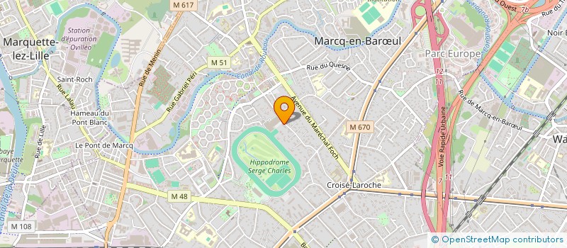 localisation de l'entreprise MONSIEUR LOUIS BERNARD à MARCQ-EN-BARŒUL