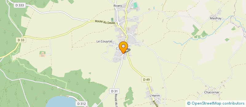localisation de l'entreprise MONSIEUR LOUIS BERNARD à CAYRES