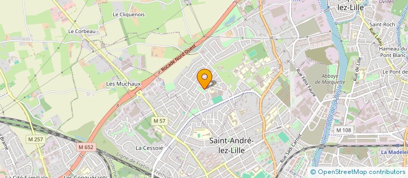 localisation de l'entreprise MONSIEUR LOUIS BERNARD à MARQUETTE-LEZ-LILLE