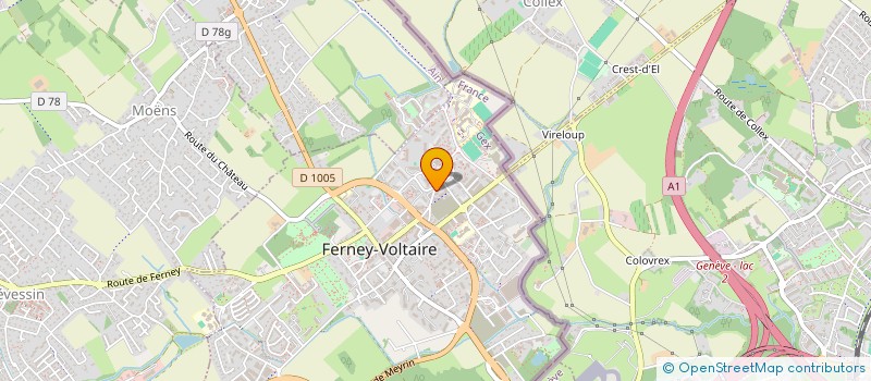 localisation de l'entreprise MONSIEUR LOUIS BERNARD à FERNEY-VOLTAIRE