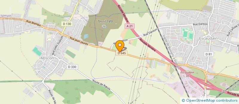 localisation de l'entreprise MONSIEUR LOUIS BERNAST  ESCAUDAIN