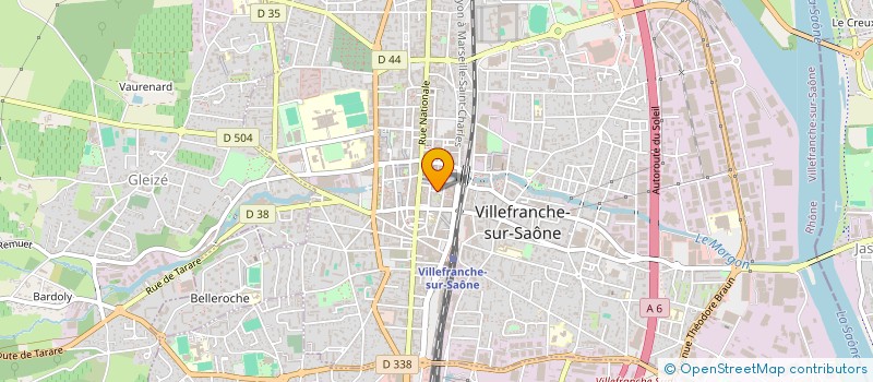 localisation de l'entreprise MONSIEUR LOUIS BEROUJON à PORTE-DES-PIERRES-DOREES