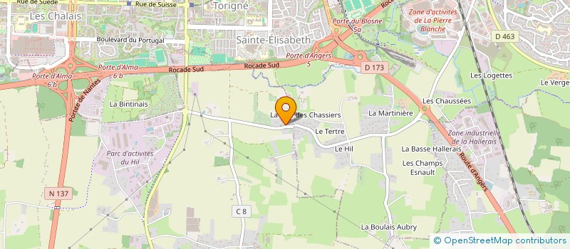 localisation de l'entreprise MONSIEUR LOUIS BERTHAUX à NOYAL-CHATILLON-SUR-SEICHE
