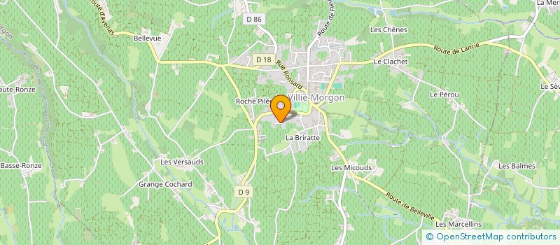 localisation de l'entreprise MONSIEUR LOUIS BERTRAND  VILLIE-MORGON