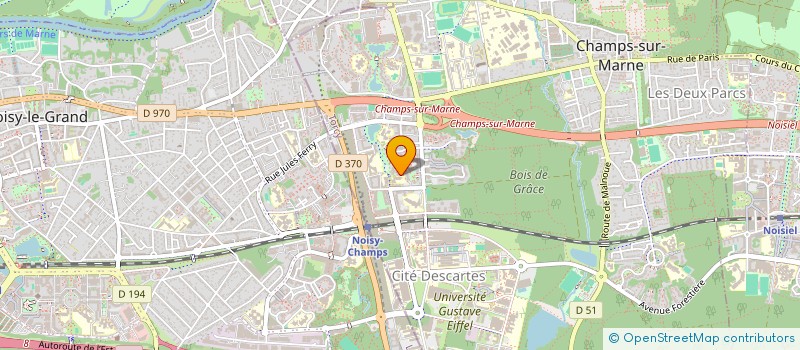 localisation de l'entreprise MONSIEUR LOUIS BERTRAND  CHAMPS-SUR-MARNE