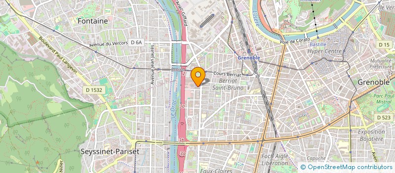 localisation de l'entreprise MONSIEUR LOUIS BERUARD  GRENOBLE