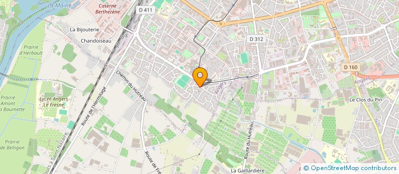 localisation de l'entreprise MONSIEUR LOUIS BESSON à ANGERS