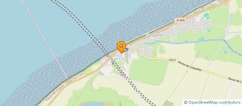 localisation de l'entreprise MONSIEUR LOUIS BIA  SANGATTE