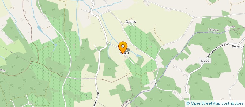 localisation de l'entreprise MONSIEUR LOUIS BIANVET  SAINT-VIVIEN-DE-MONSEGUR