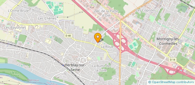 localisation de l'entreprise MONSIEUR LOUIS BIDART à HERBLAY-SUR-SEINE