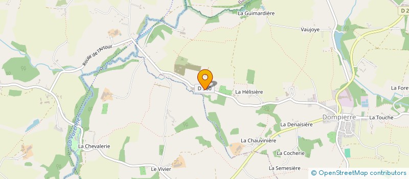 localisation de l'entreprise MONSIEUR LOUIS BIGEON à DOMPIERRE