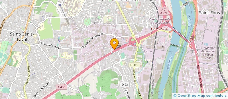 localisation de l'entreprise MONSIEUR LOUIS BILLOTET  IRIGNY