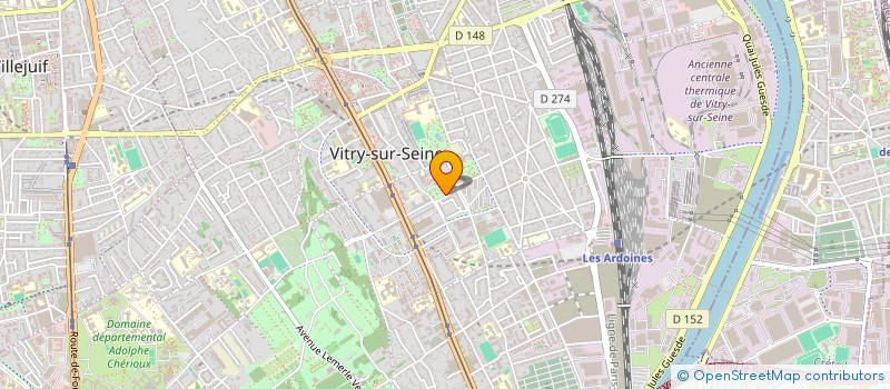 localisation de l'entreprise MONSIEUR LOUIS BIMAI ATANA à VITRY-SUR-SEINE