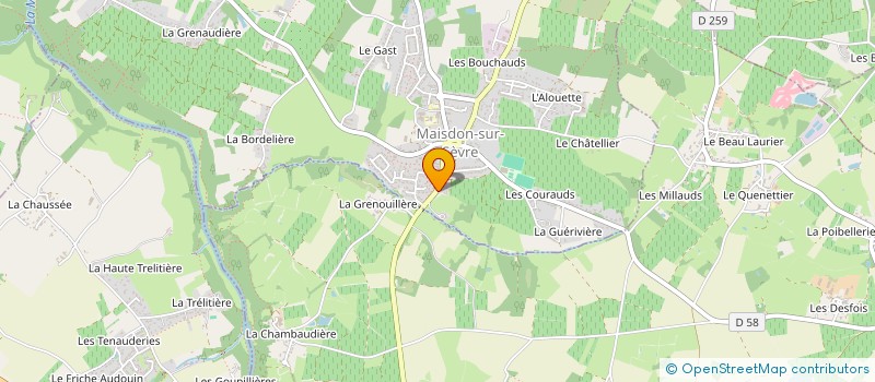 localisation de l'entreprise MONSIEUR LOUIS BIRON à MAISDON-SUR-SEVRE