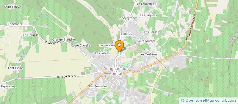 localisation de l'entreprise MONSIEUR LOUIS BISCARRAT  SERIGNAN-DU-COMTAT