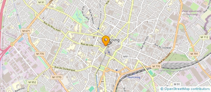 localisation de l'entreprise MONSIEUR LOUIS BISSON  TOURCOING