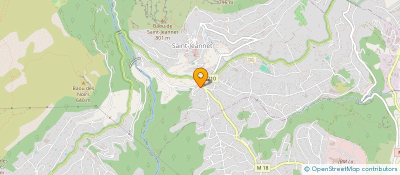 localisation de l'entreprise MONSIEUR LOUIS BISSOUDRE  SAINT-JEANNET