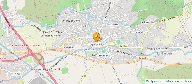 localisation de l'entreprise MONSIEUR LOUIS BLANC à PELISSANNE