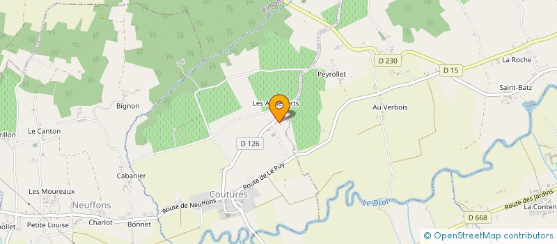 localisation de l'entreprise MONSIEUR LOUIS BLANCHET  SAINTE-GEMME