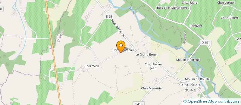 localisation de l'entreprise MONSIEUR LOUIS BLANCHON à SAINT-PALAIS-DU-NE