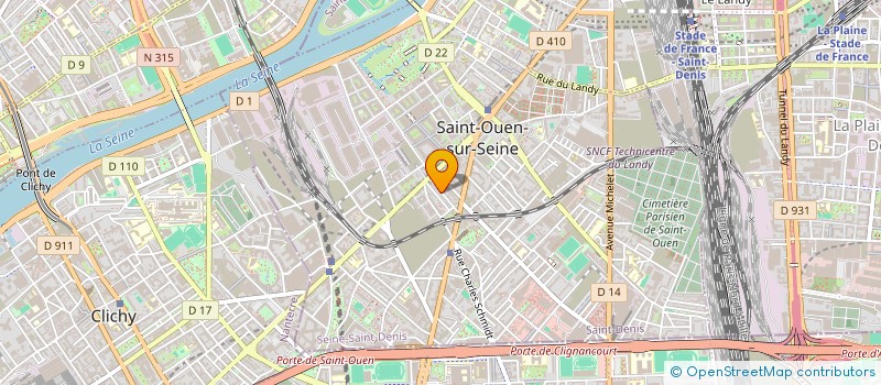 localisation de l'entreprise MONSIEUR LOUIS BLANLUET à SAINT-OUEN-SUR-SEINE