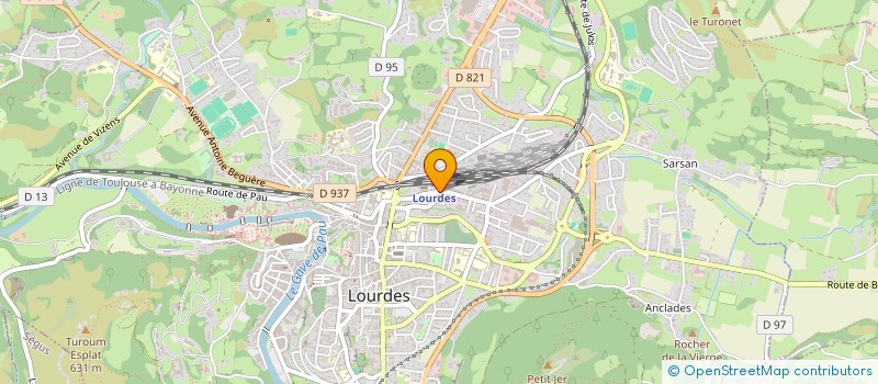 localisation de l'entreprise MONSIEUR LOUIS BLIN  LOURDES