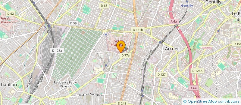 localisation de l'entreprise MONSIEUR LOUIS BLIVET  BAGNEUX