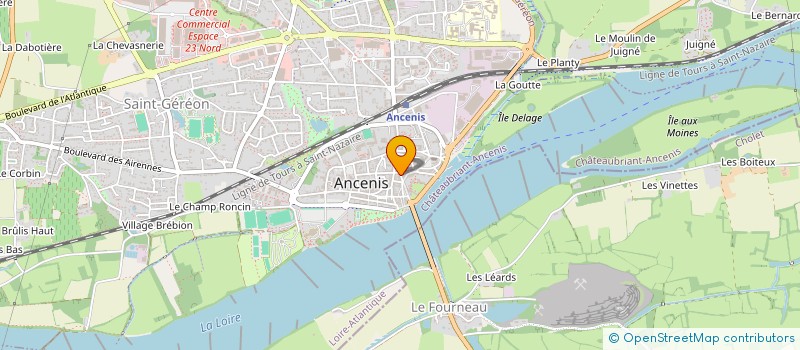 localisation de l'entreprise MONSIEUR LOUIS BLOND  ANCENIS-SAINT-GEREON