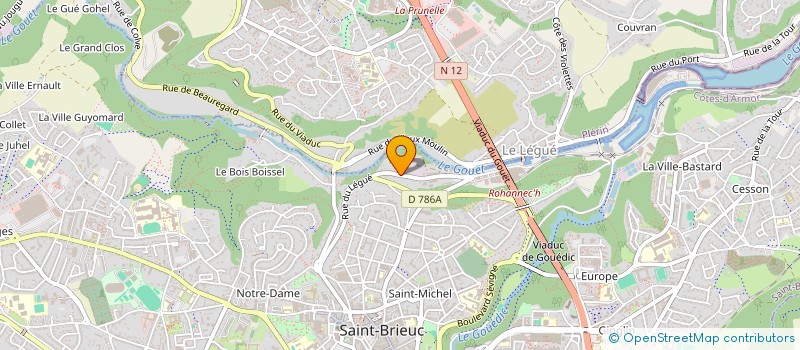 localisation de l'entreprise MONSIEUR LOUIS BOCQUENET à SAINT-BRIEUC
