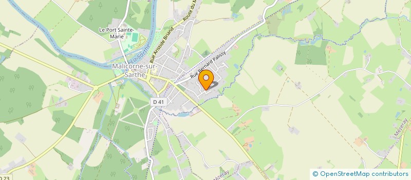 localisation de l'entreprise MONSIEUR LOUIS BODIN  MALICORNE-SUR-SARTHE