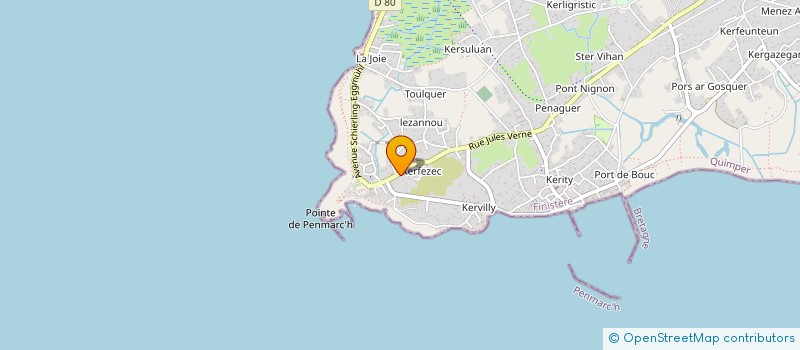 localisation de l'entreprise MONSIEUR LOUIS BODIVIT à PENMARCH